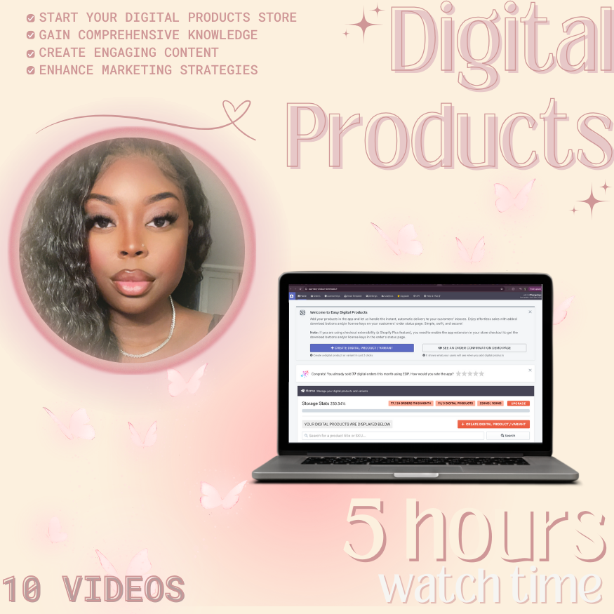 (coming soon) Digital Products Video Guides - Learn with Kkeiko